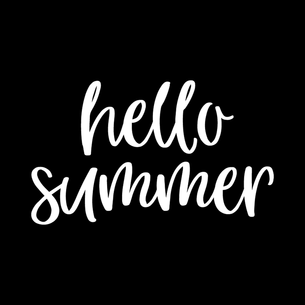 Hello Summer decal