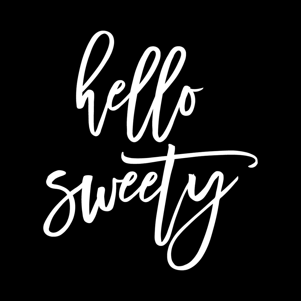 Hello Sweet Y Vinyl Decal Car Window Laptop Sticker vinyl decal for car window
