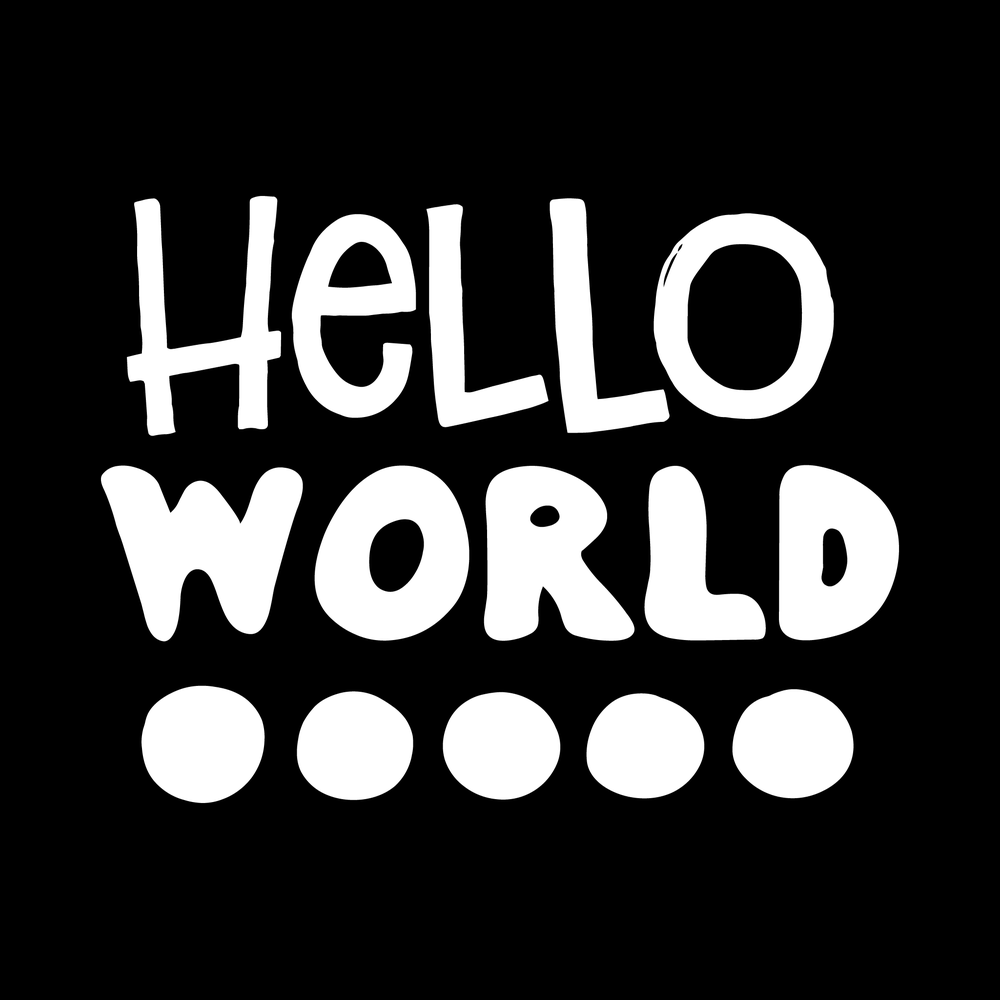 Helloworld Vinyl Decal Car Window Laptop Sticker vinyl decal for car window