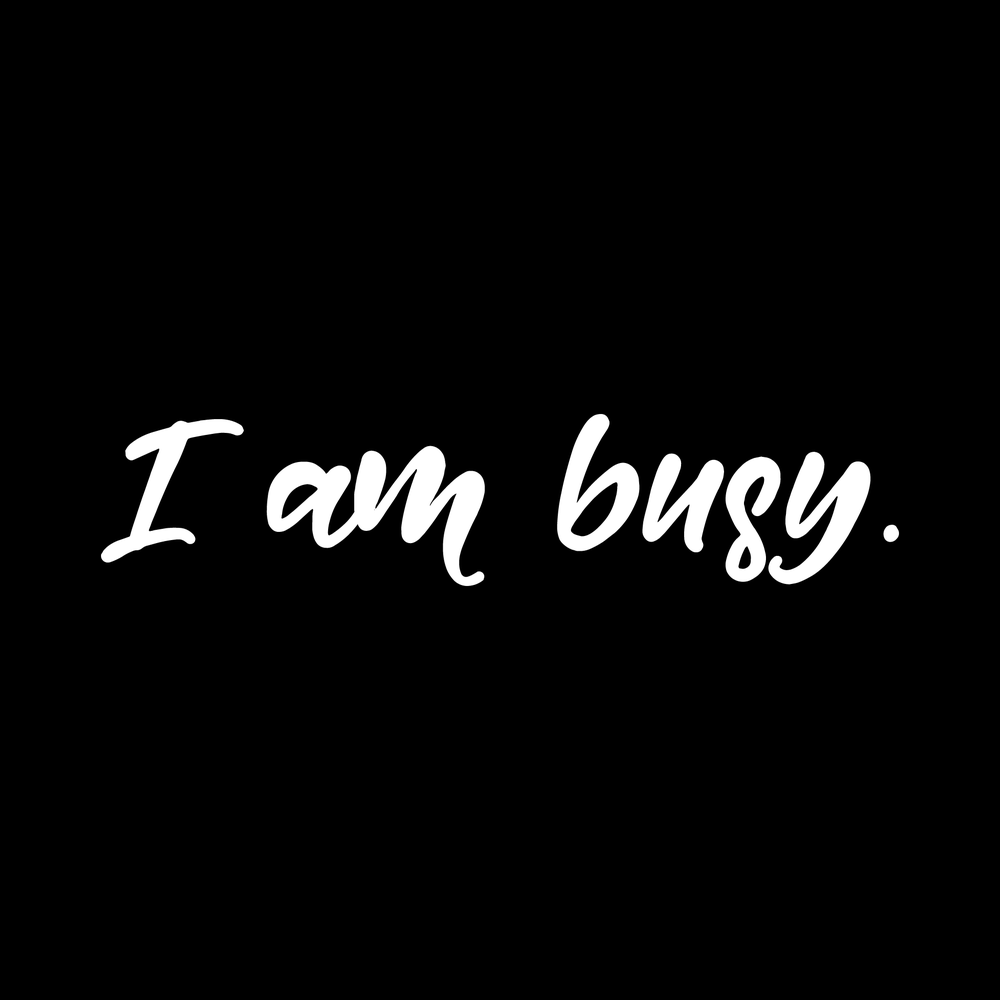 Iam Busy Vinyl Decal Car Window Laptop Sticker vinyl decal for car window