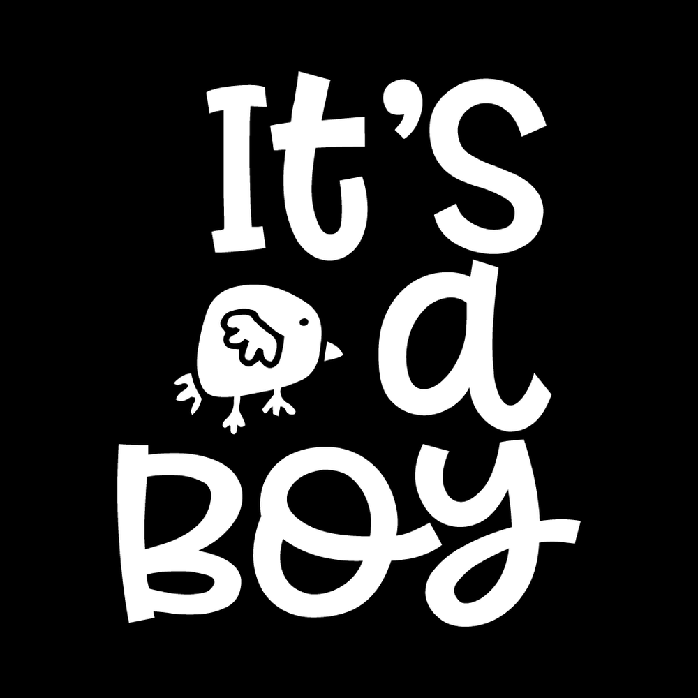 It's A Boy decal
