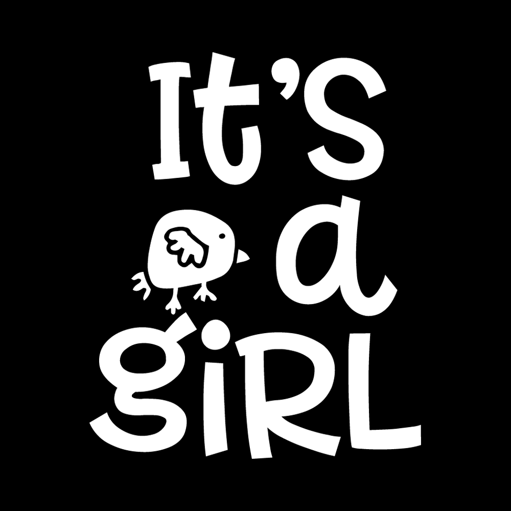 It's A Girl decal