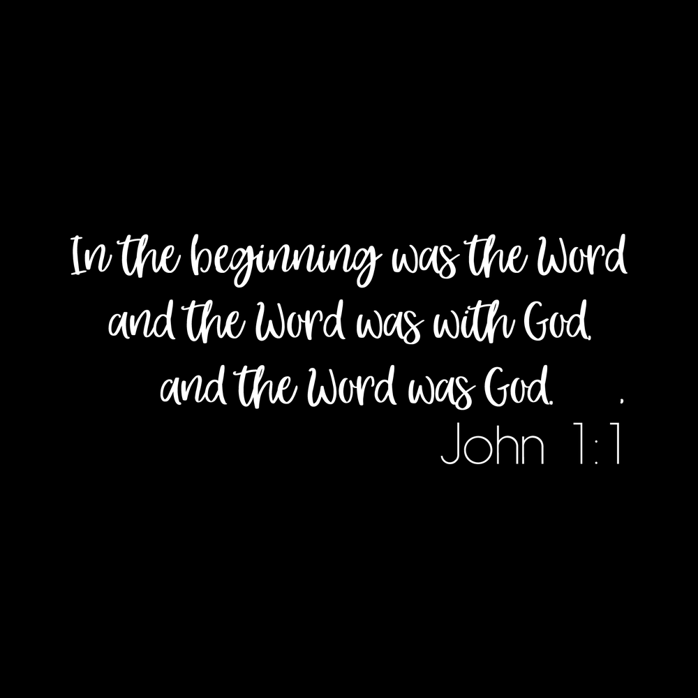 John 1:1 decal
