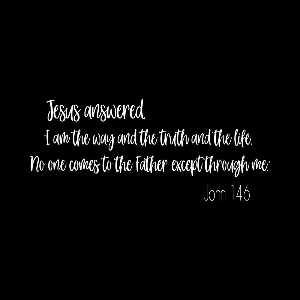 John 14:6 decal