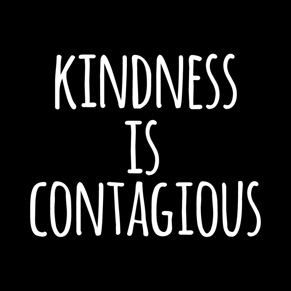 Kindness Is Contagious decal