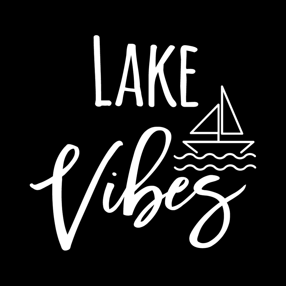 Lake Vibes decal