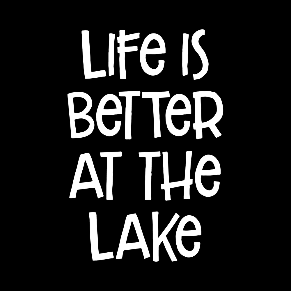 Life Is Better At The Lake decal
