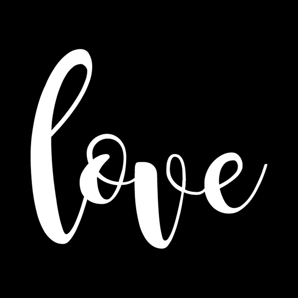 Love decal