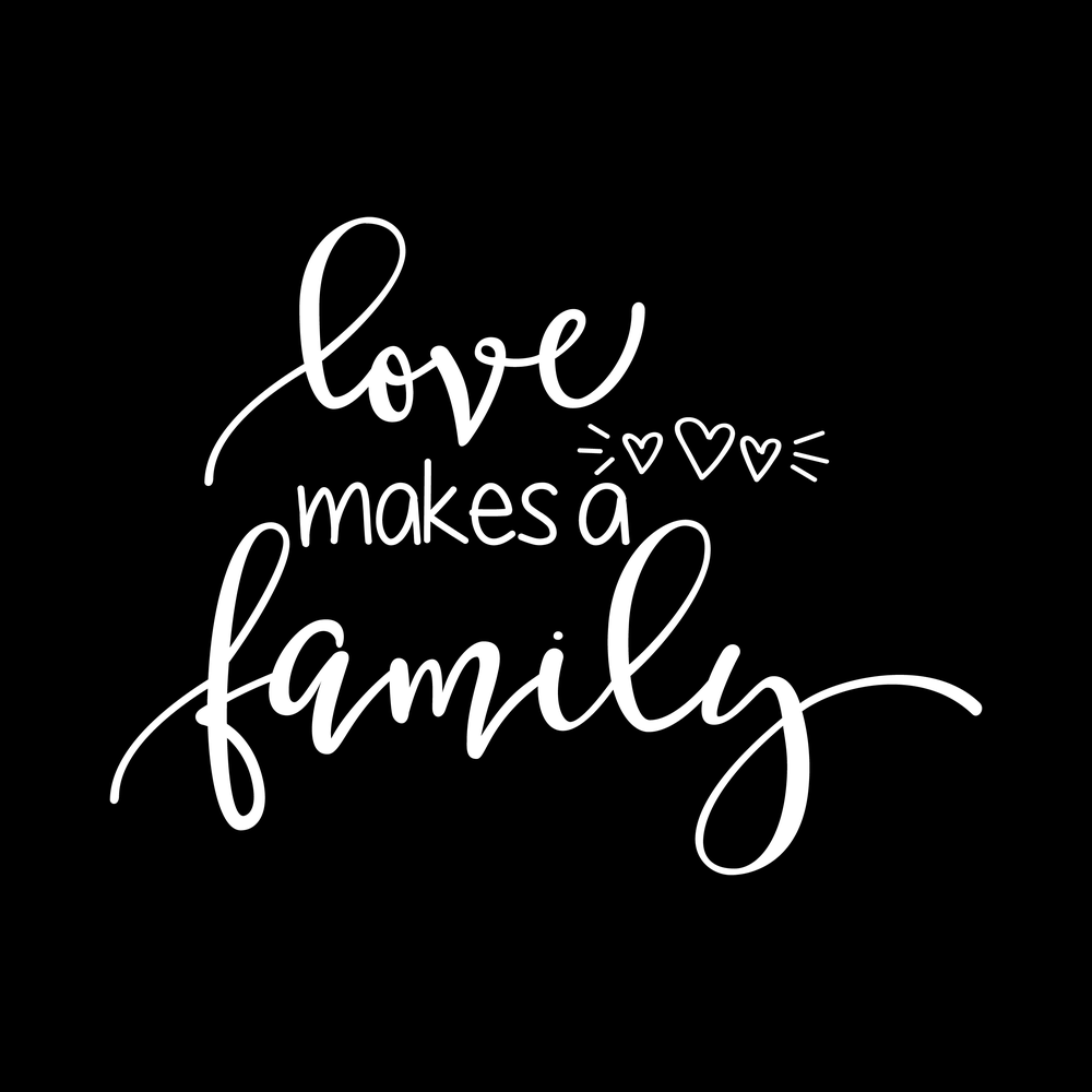 Love Makes a Family decal