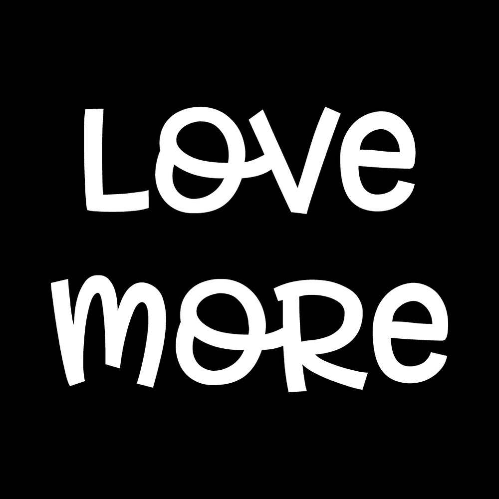 Love More decal