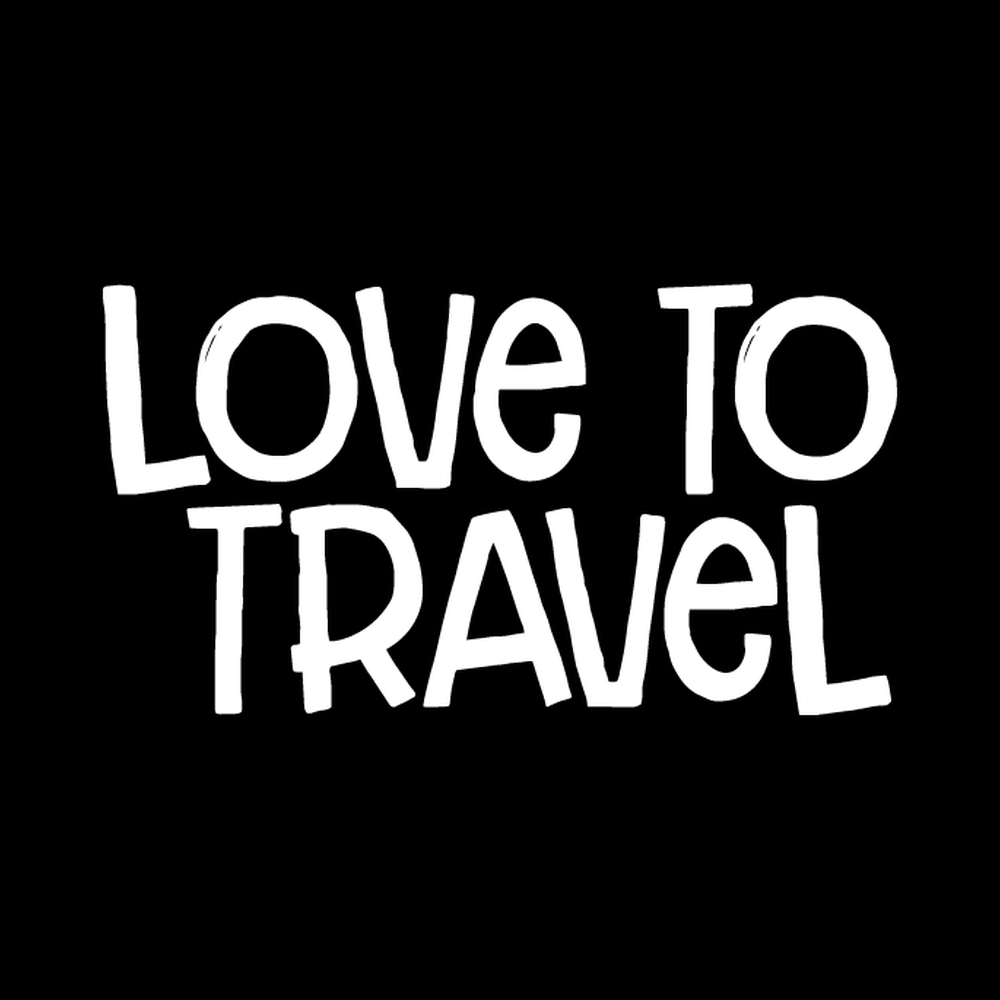 Love To Travel decal
