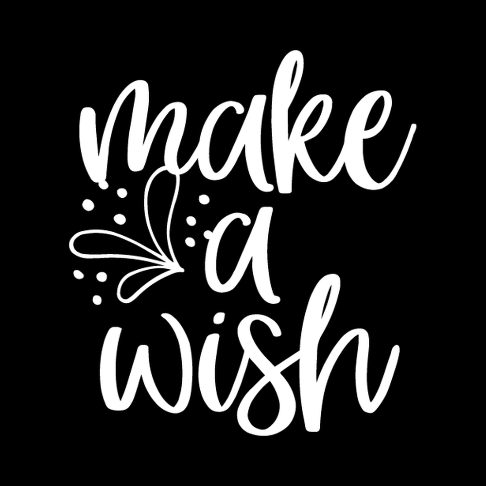 Make A Wish Vinyl Decal Car Window Laptop Sticker vinyl decal for car window