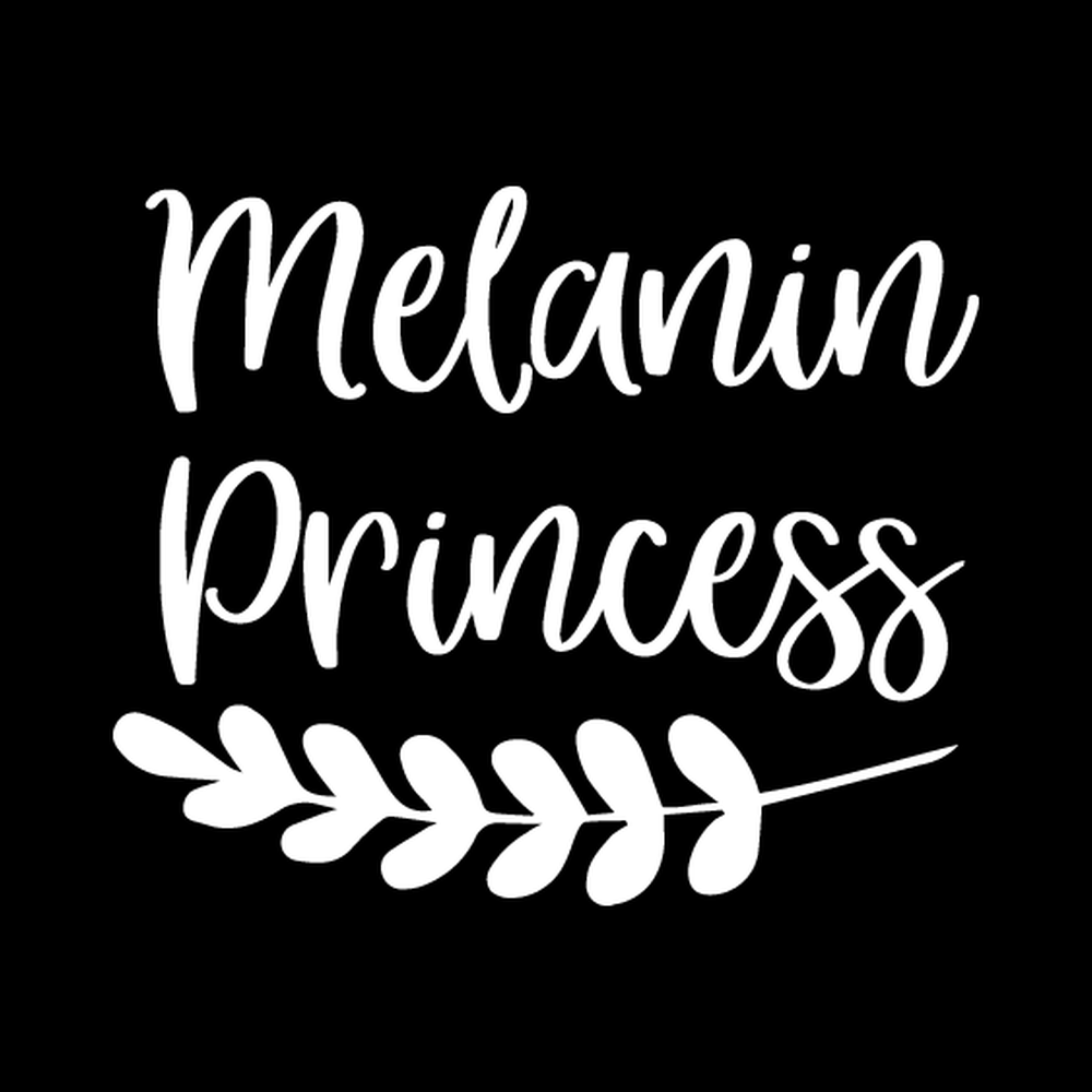 Melanin Princess Vinyl Decal Car Window Laptop Sticker vinyl decal for car window