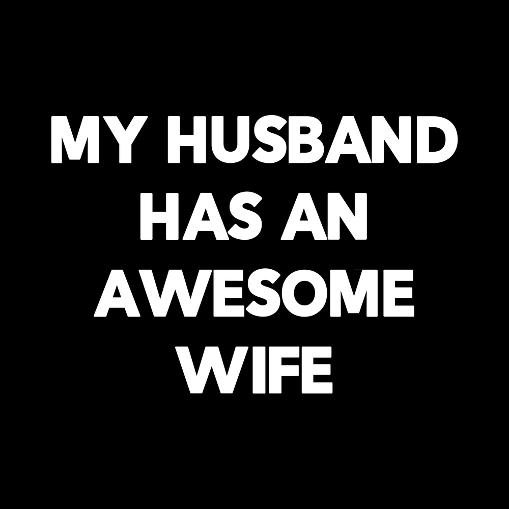 My Husband Has An Awesome Wife Vinyl Decal Car Window Laptop Sticker vinyl decal for car window