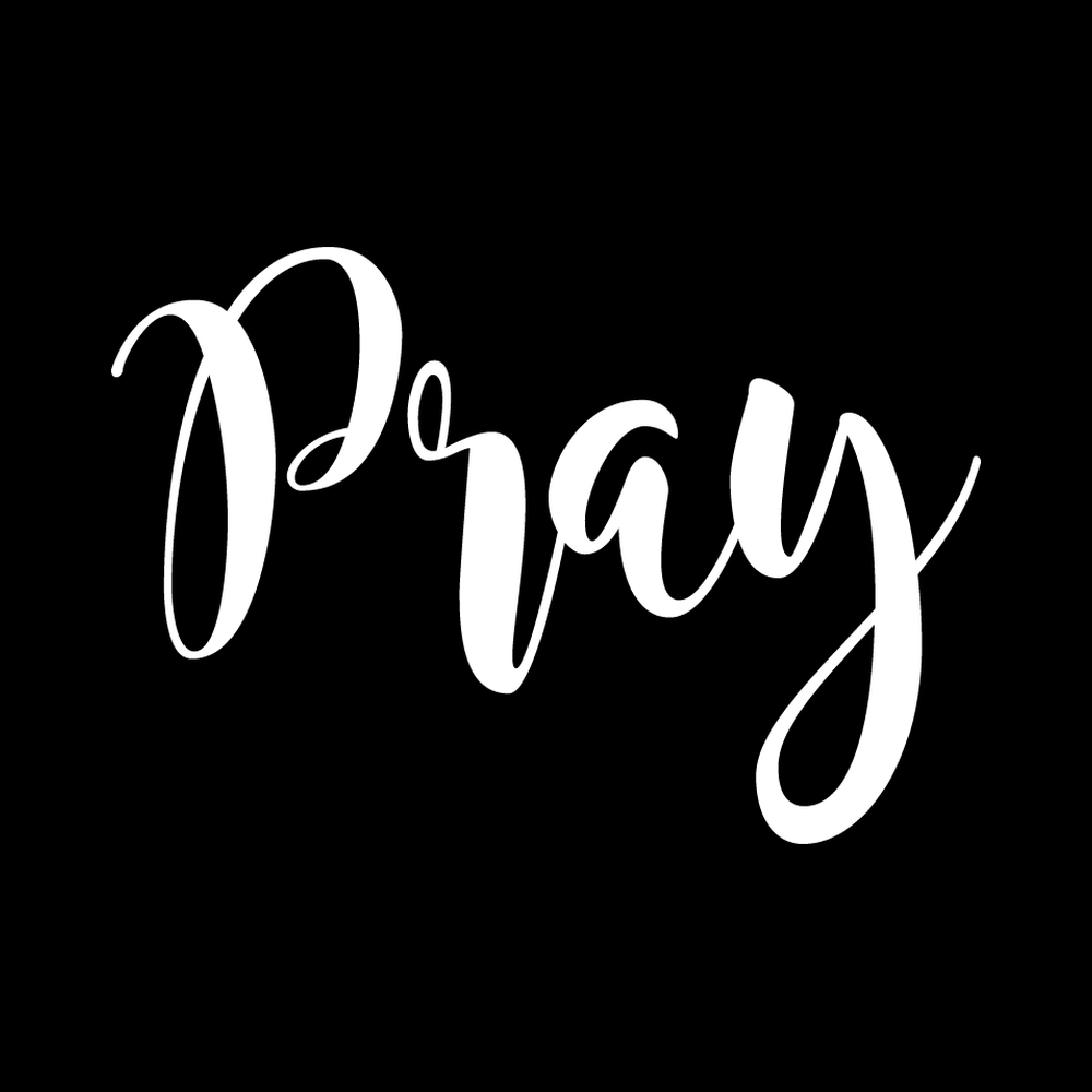Pray (Design 2) decal