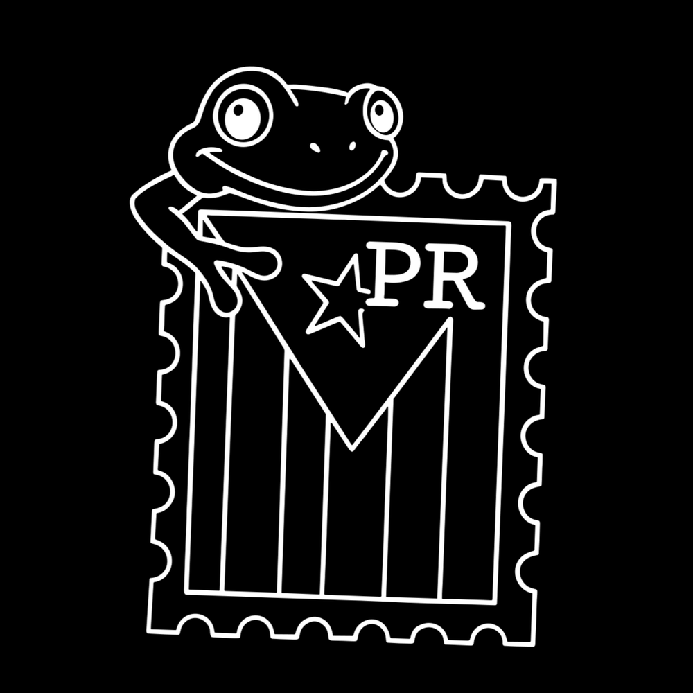 Coquí Frog Puerto Rico Flag decal