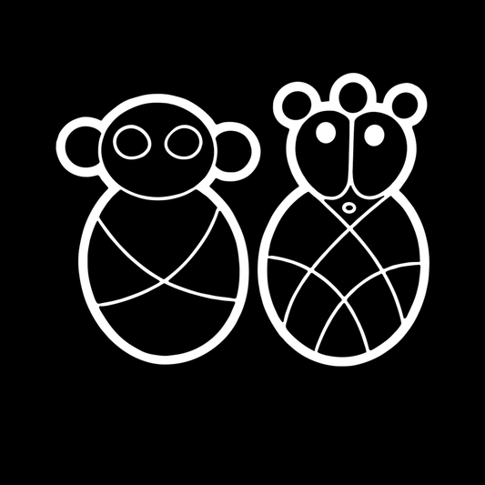 Taíno Frog Symbols Grid decal