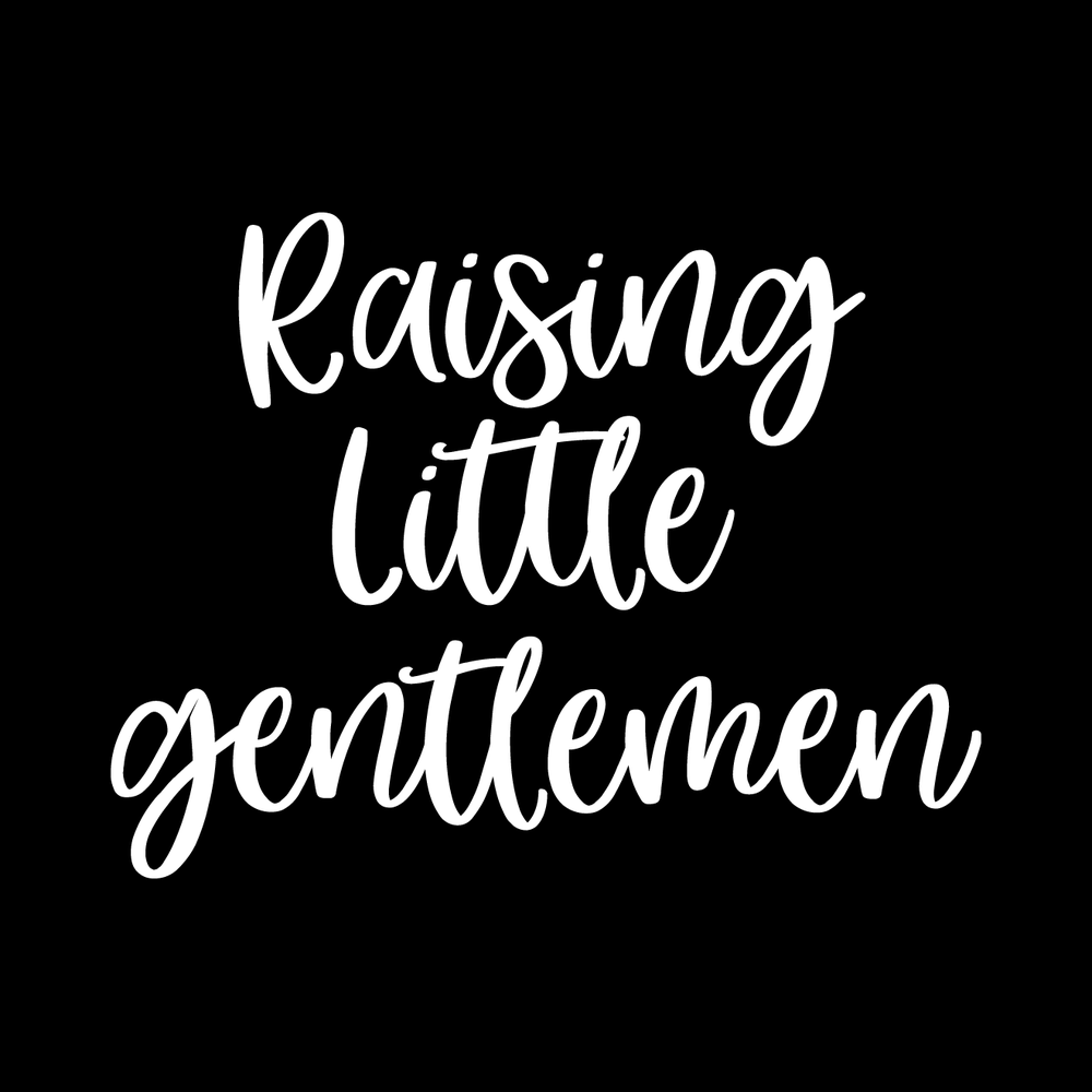 Raising Little Gentlemen decal