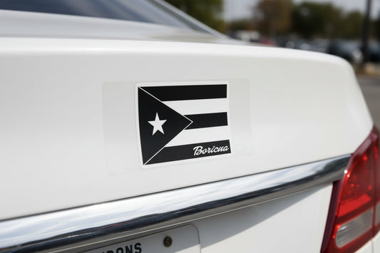 Sticker en Vinyl de Bandera de Puerto Rico Boricua