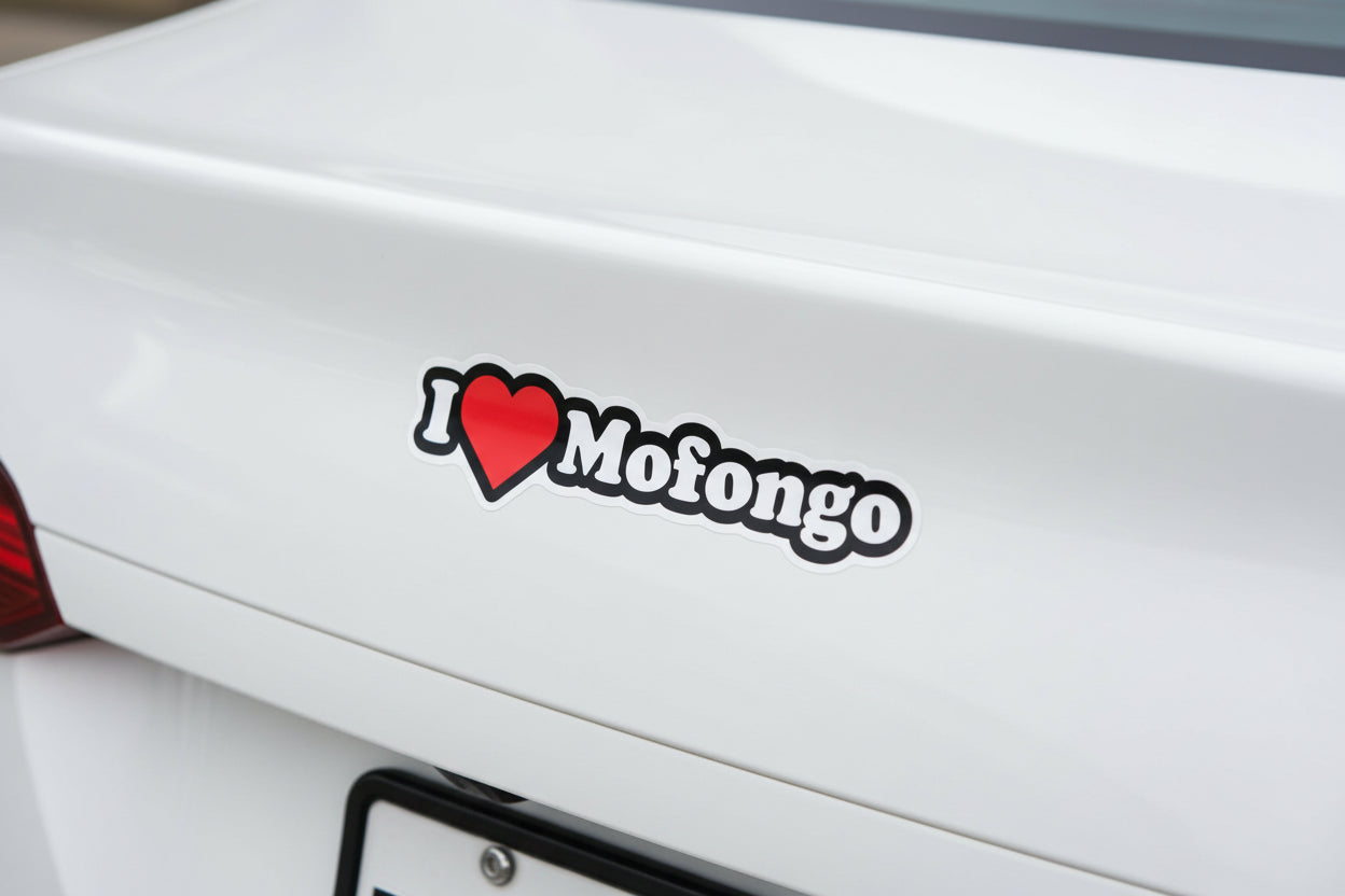Sticker en Vinyl I Love Mofongo