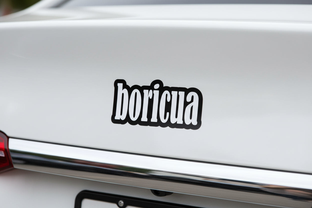 Sticker en Vinyl de Boricua Puerto Rico