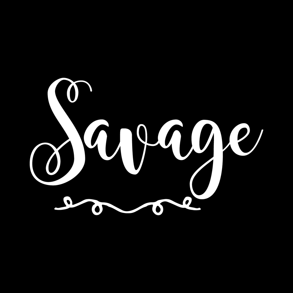 Savage (Style II) decal