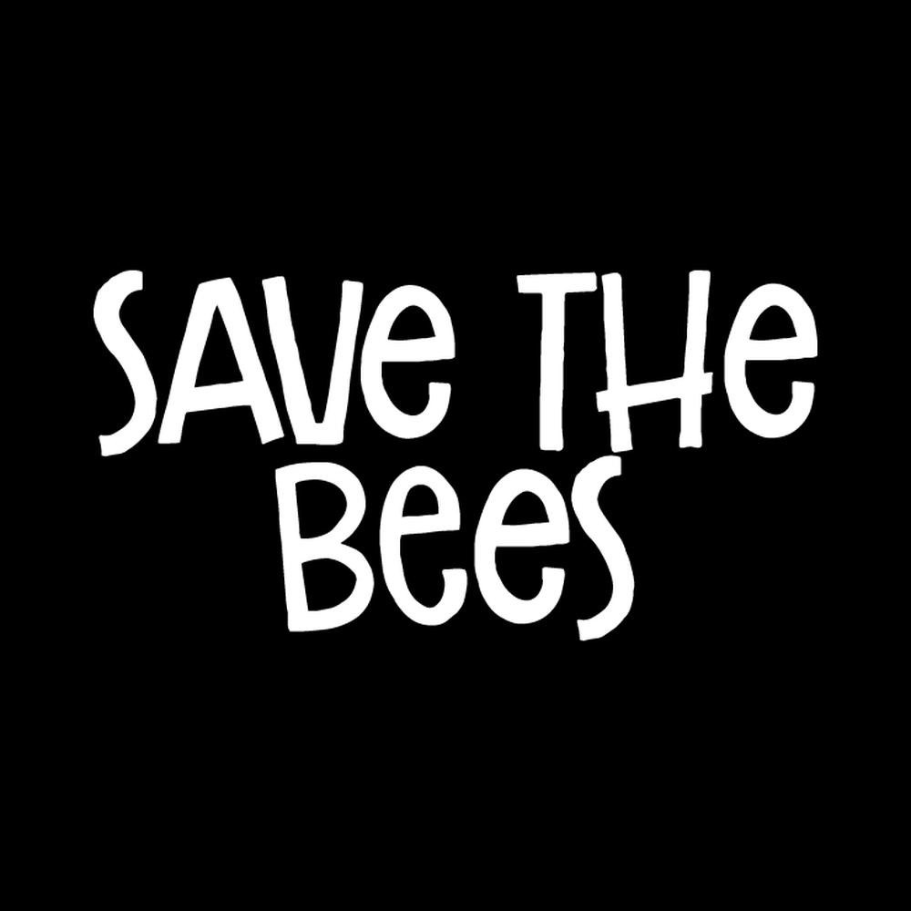 Save The Bees decal