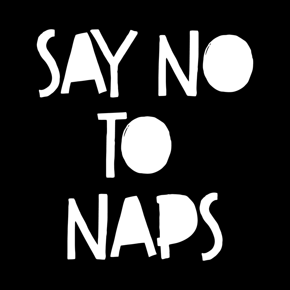 Say Not On Aps vinyl decal for car window