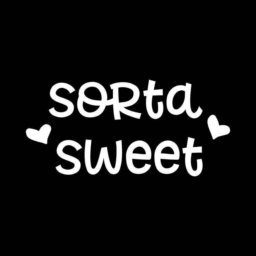 Sorta Sweet Vinyl Decal Car Window Laptop Sticker vinyl decal for car window