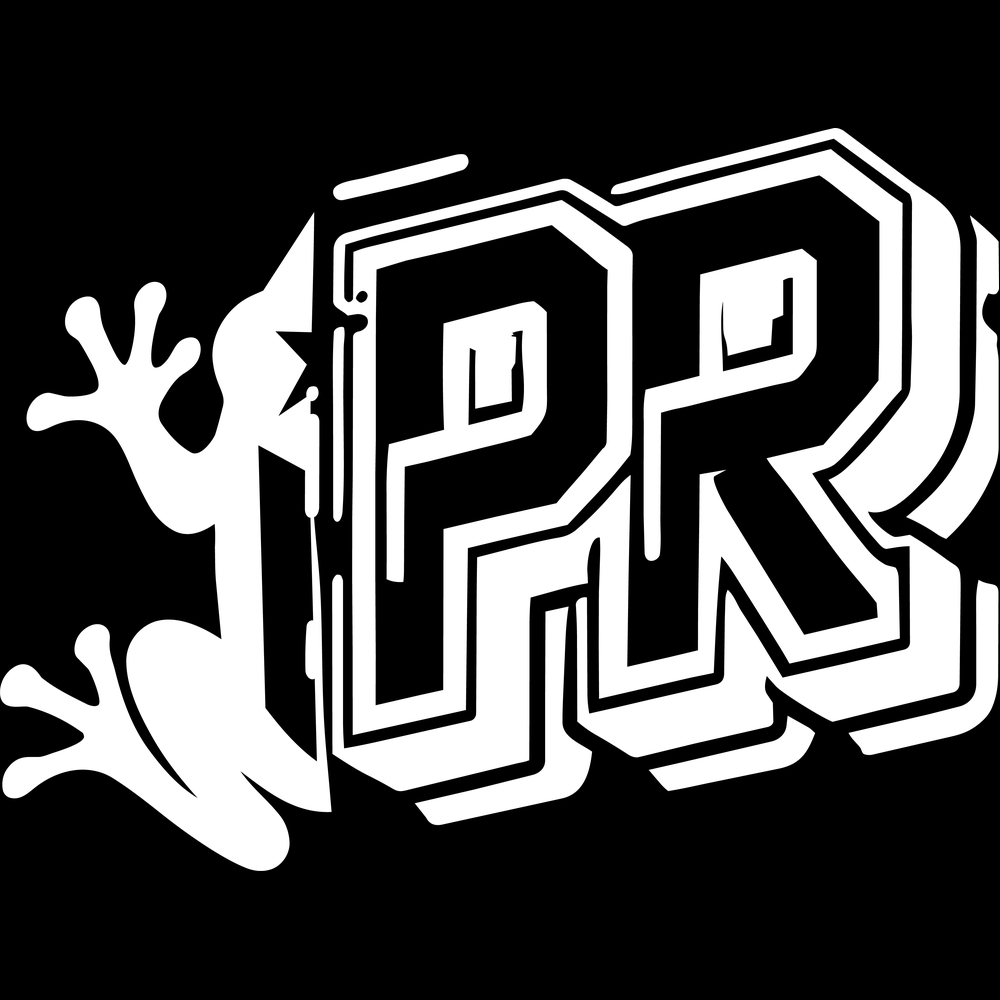 Frog PR Letters decal