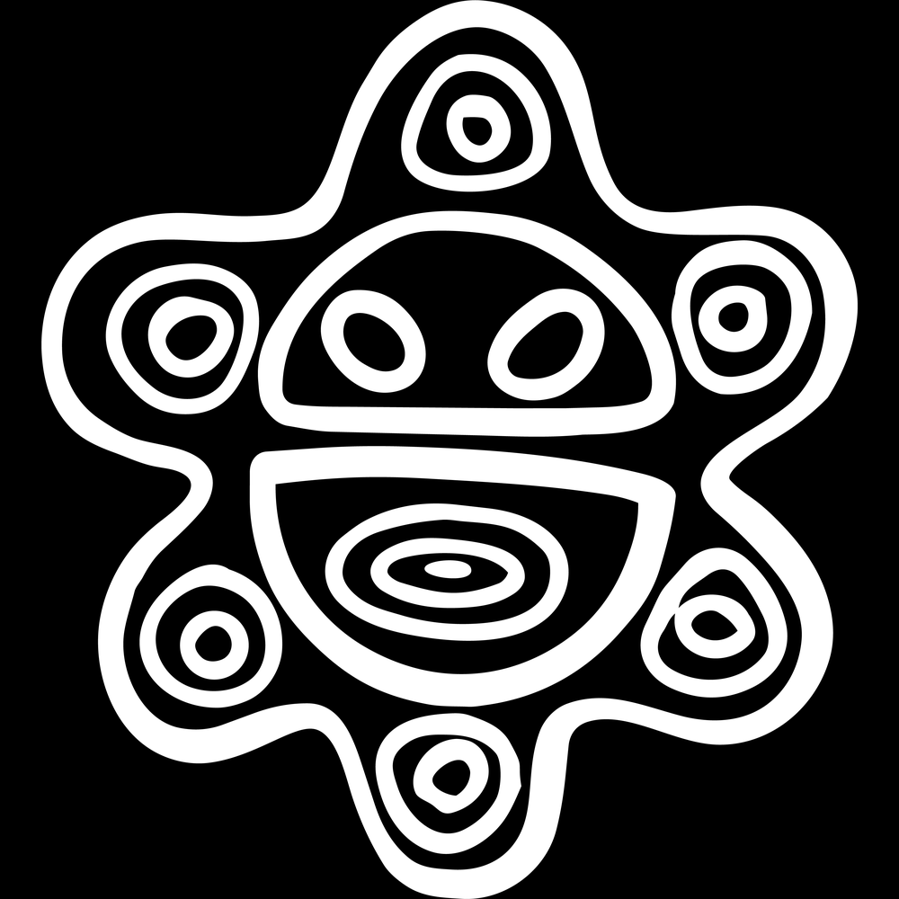 Taíno Sun Symbol decal