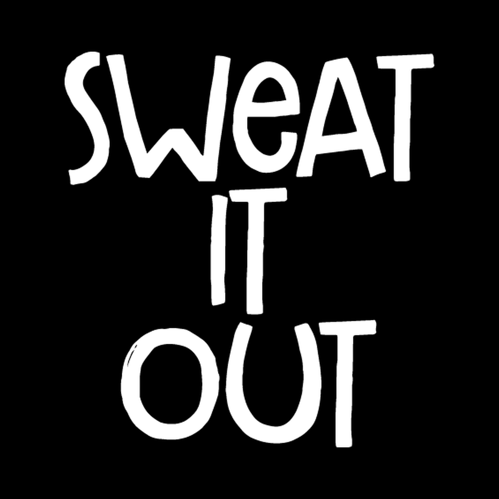 Sweat It Out Vinyl Decal Car Window Laptop Sticker vinyl decal for car window