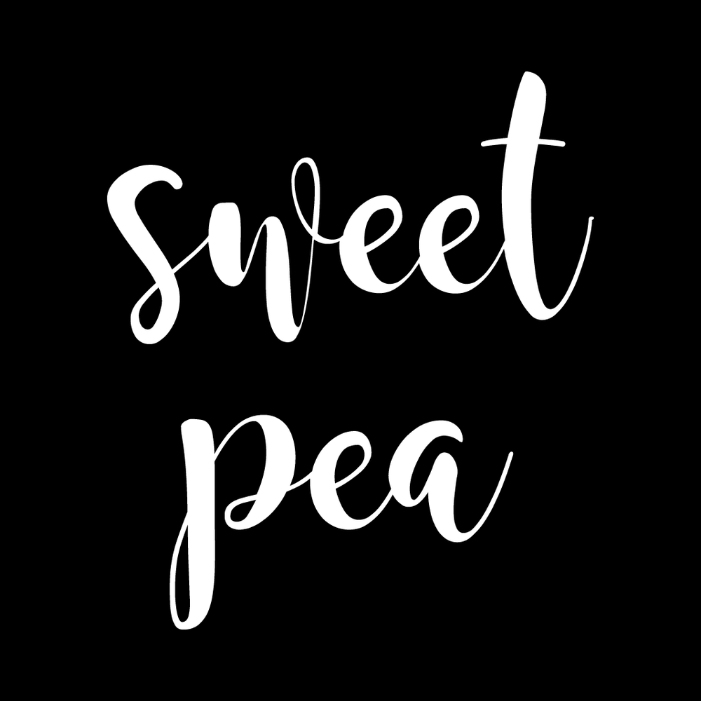Sweet Pea Vinyl Decal Car Window Laptop Sticker vinyl decal for car window
