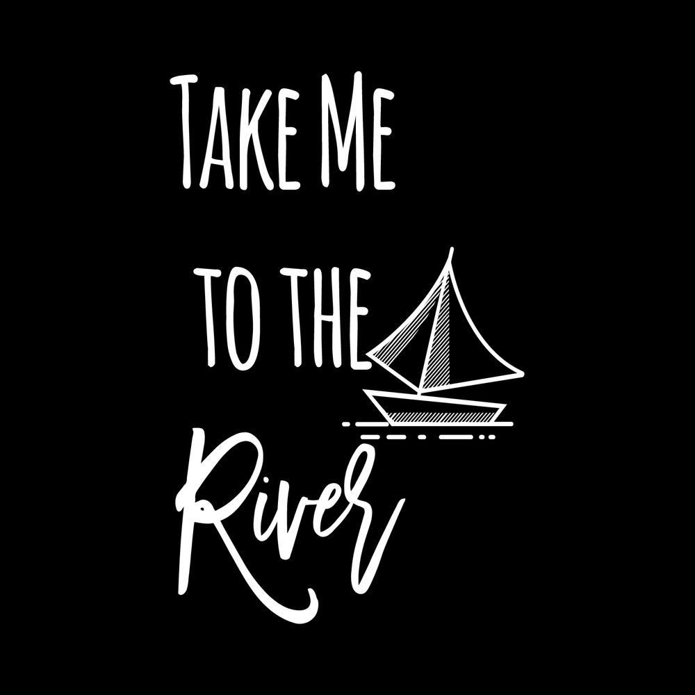 Take Me To The River Vinyl Decal Car Window Laptop Sticker vinyl decal for car window
