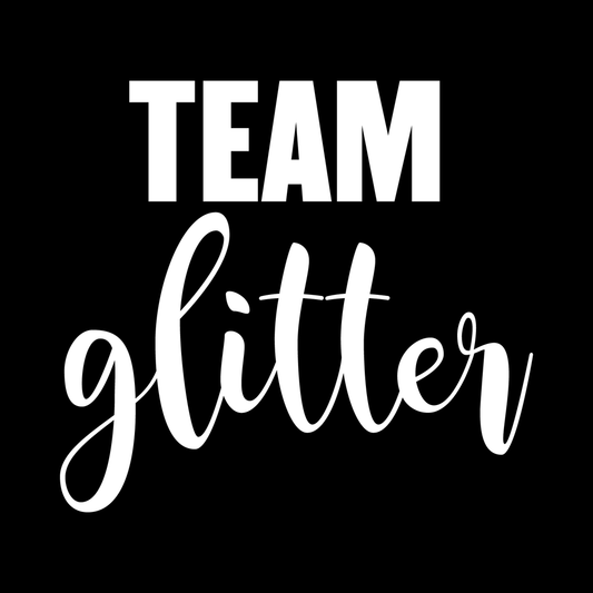Team Glitter decal