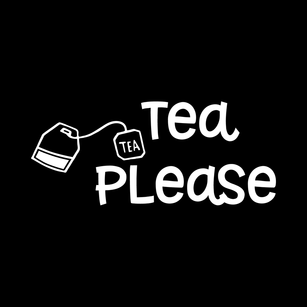 Tea Please decal