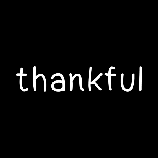 Thankful decal