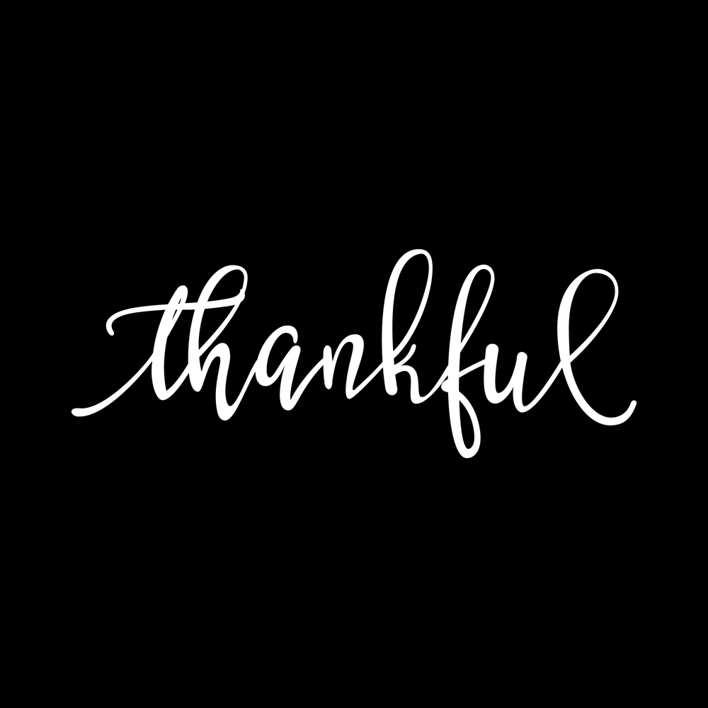 Thankful decal