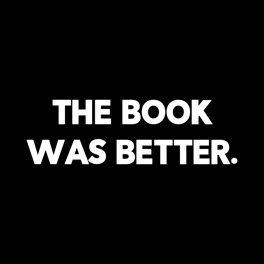 The Book Was Better Vinyl Decal Car Window Laptop Sticker vinyl decal for car window