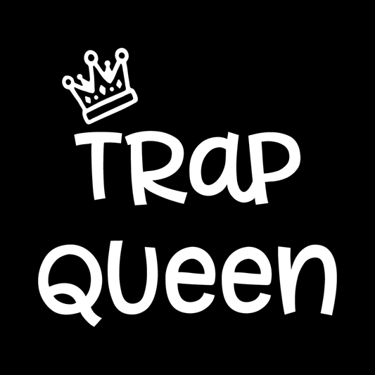 Trap Queen Vinyl Decal Car Window Laptop Sticker vinyl decal for car window