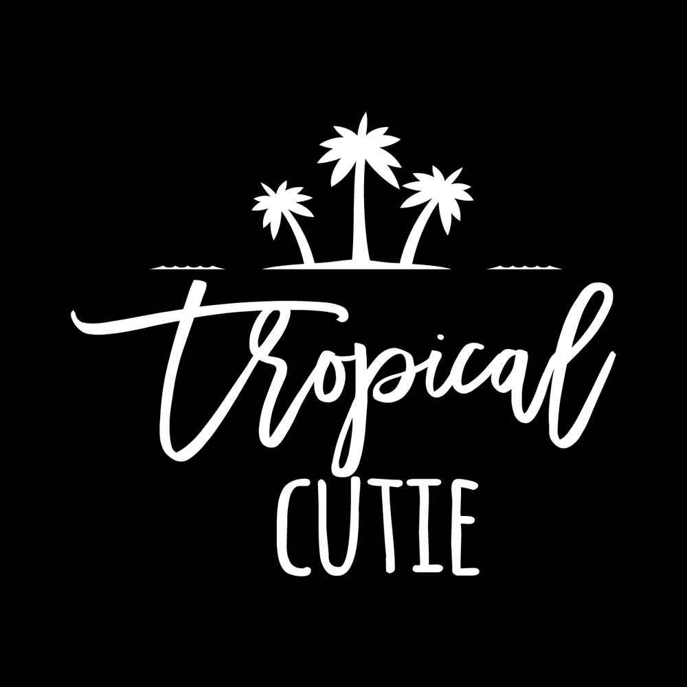 Tropical Cutie Vinyl Decal Car Window Laptop Sticker vinyl decal for car window