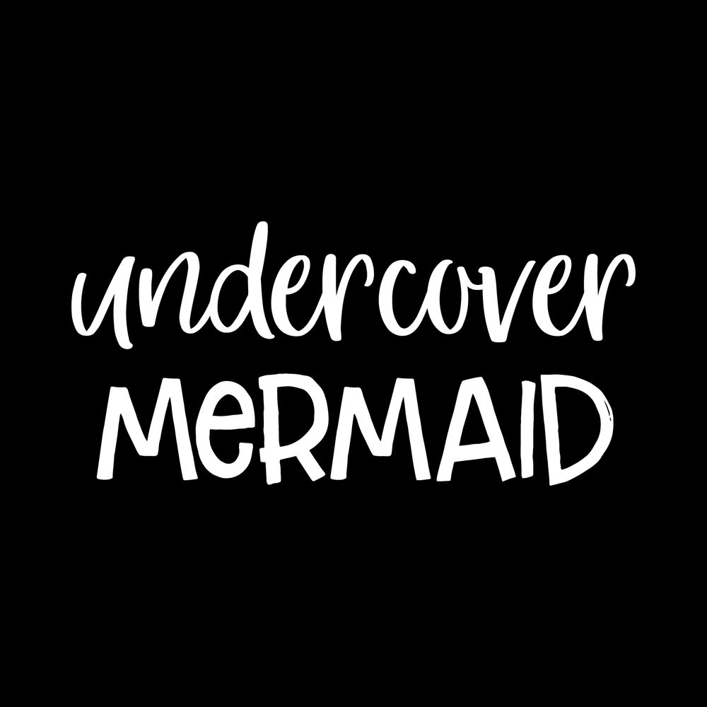 Undercover Mermaid decal