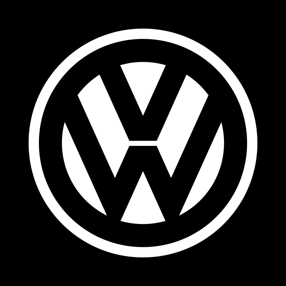 Volkswagen car logo vinyl decal