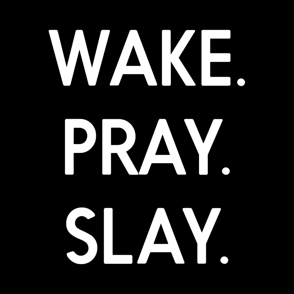 Wake Prays Lay Vinyl Decal Car Window Laptop Sticker vinyl decal for car window