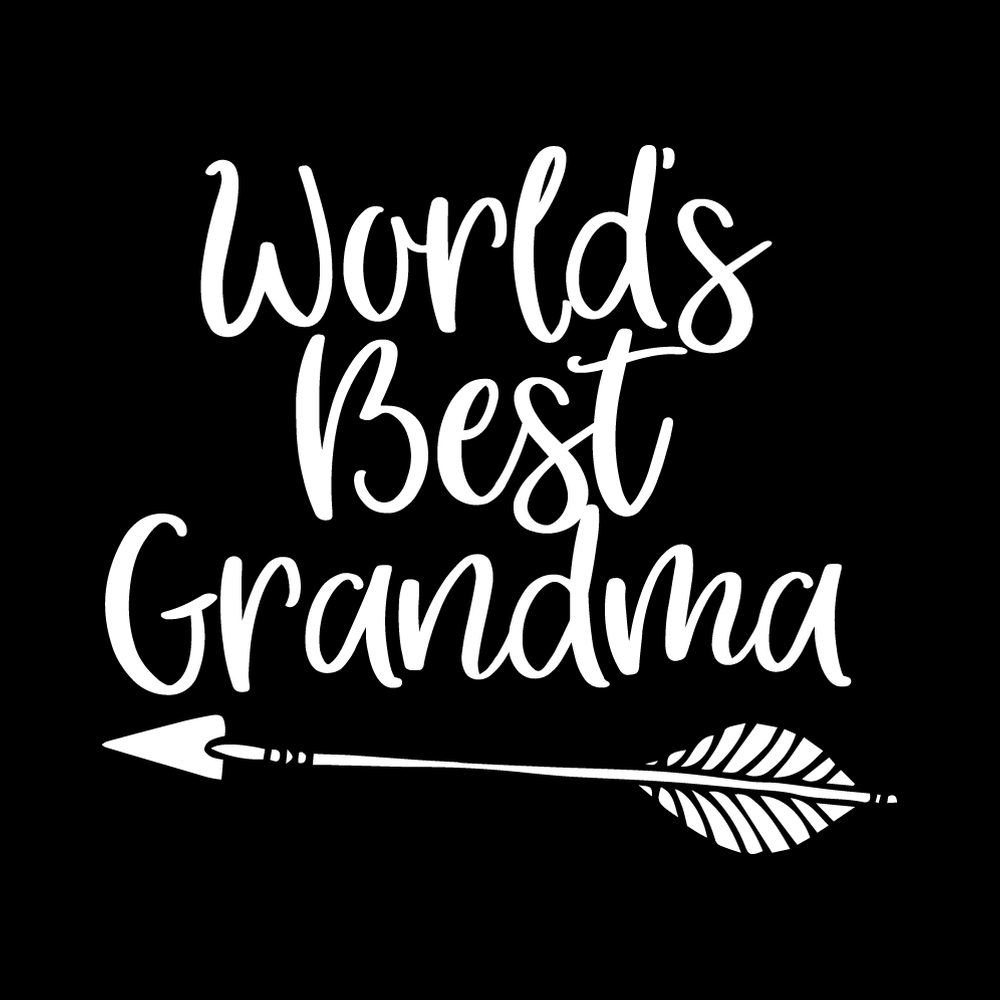 Worlds Best Grandma 1 Vinyl Decal Car Window Laptop Sticker vinyl decal for car window