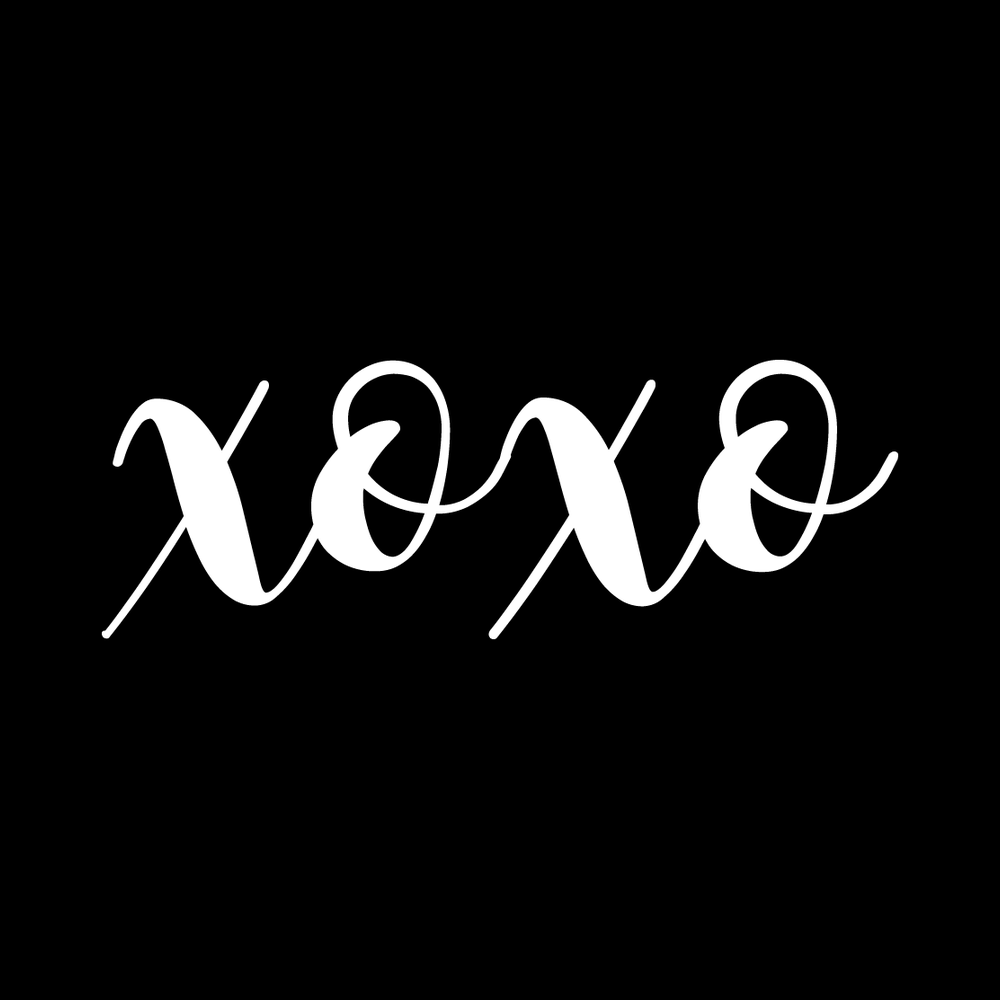 X Oxo Vinyl Decal Car Window Laptop Sticker vinyl decal for car window
