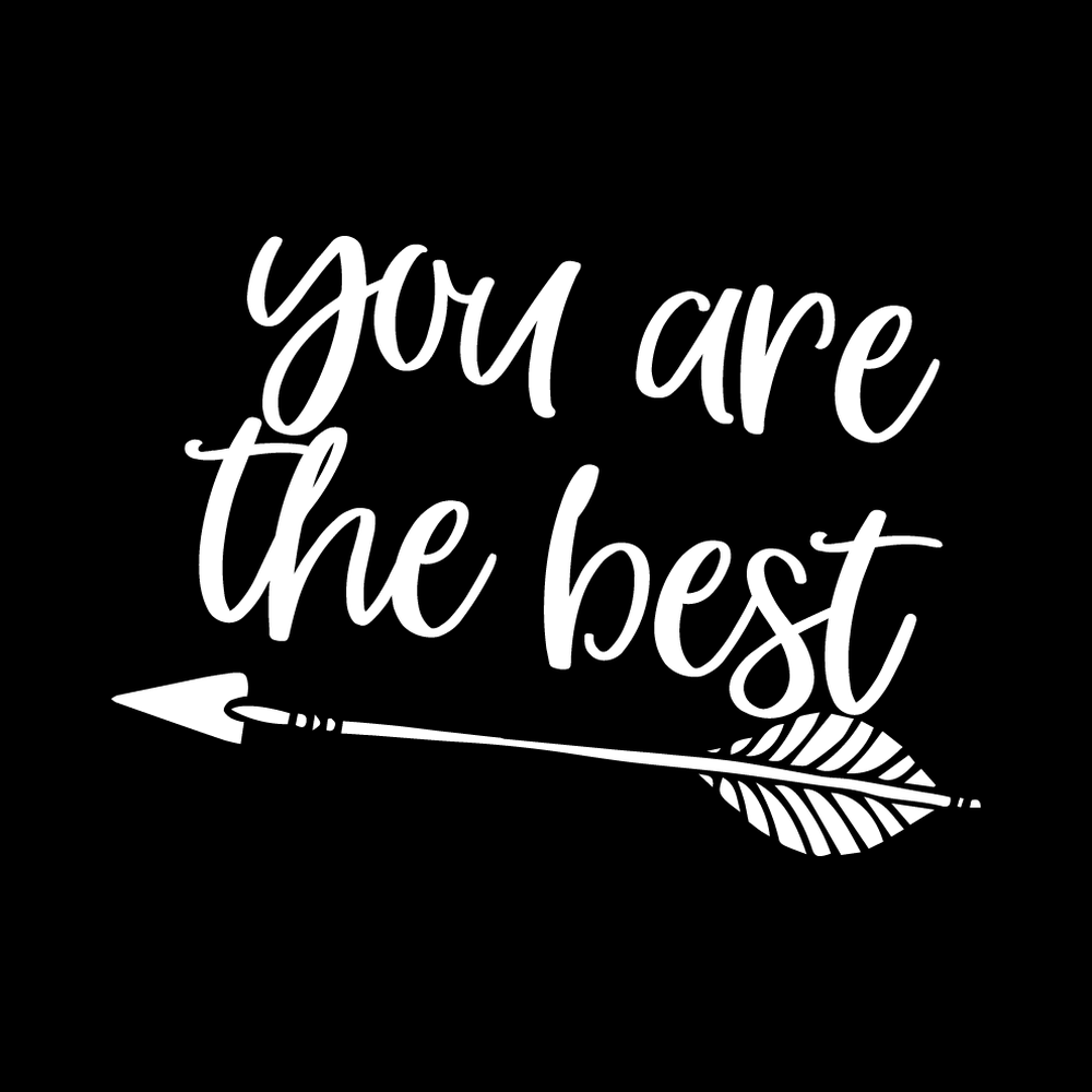 You Are The Best Vinyl Decal Car Window Laptop Sticker vinyl decal for car window